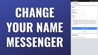 How To Change Your Name on Messenger (2023)