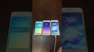 iPhone 5s vs iPhone 6 vs iPhone 6s boot up test #shorts #iphone5s #iphone6 #iphone6s #ios