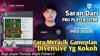 Startegi divensive PES 25 PS3 //Refrensi Pro Player Jatim