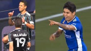 Eduardo Lopez Chofis & Javier Hernandez Chicharito Hat Trick 3 Goles 2021