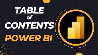 Create a Table of Contents in Power BI Reports