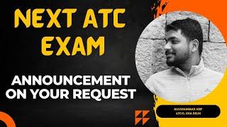 Best time to start preparation for next AAI ATC exam | Announcement