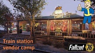 Fallout 76 Camps, Train station vendor, Markalot 84