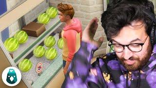 I opened my own grocery store (I failed) The Sims 4 Cottage Living (Part 27)