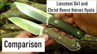 Lionsteeel B41 Chris Reeve Nyala Comparison