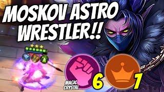 PERFECT COMBO !! 7 PRINCE ASTRO WRESTLER MOSKOV !! MAGIC CHESS MOBILE LEGENDS