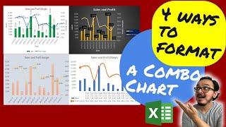 4 easy ways to format a combo chart