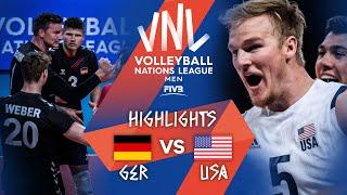 GER vs. USA - Highlights Week 3 | Men's VNL 2021