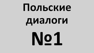 Польский язык. Польские диалоги №1. Разговорный польский.