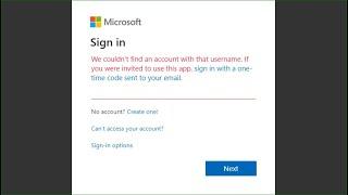 Fix Microsoft Teams Login Error We Couldn't Find An Account With That Username On Windows PC