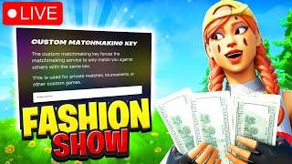 LIVE - Fortnite VBUCK Customs! - Fashion Shows // Scrims // Hide & Seek