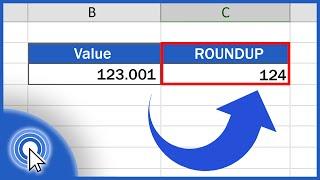 How to ROUNDUP in Excel