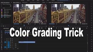 Quick COLOR Grading Trick Using The Adjustment Layer on Premiere Pro