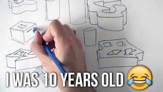 Learn to Draw 3D Shapes Immediately | Sketching Technique I Invented When I was 10