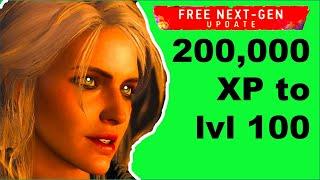 NEW BEST XP farm for HIGH lvl to 100 in the Witcher 3: Next-Gen Update 4.00 #witcher3