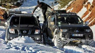 Nissan Navara vs Mitsubishi L200 Challenge OFF ROAD  TURKIYE