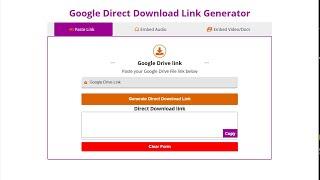 How To Build A Google Drive Direct Download Link Generator With Javascript | Js Project 1 of 10