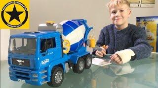 BRUDER Cement Mixer UNBOXING Bruder TRUCKS for CHILDREN