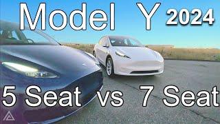 TESLA MODEL Y 2024 - 5 Seat vs 7 Seat Comparison. Adam Tech