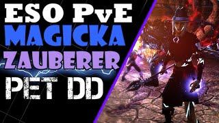 ESO | PvE Magicka Pet Zauberer DD Build | German