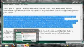 Tutorial Crack Kaspersky 2010 PRO Anti-Blacklist!(KIS y KAV y Pure) by DevastH.avi