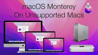 macOS Monterey On Unsupported Macs | iMac | MacBook Pro | MacBook Air | Mac mini | Mac Pro