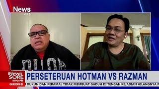 Perseteruan Hotman Paris Vs Razman Semakin Memanas Part 01 #iNewsSore 29/05