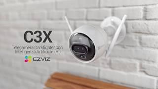 EZVIZ C3X - telecamera Darkfighter con Intelligenza Artificiale