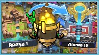  FROM 1 TO 15 ARENA IN 60 MINUTES! ARENA CHALLENGE / Clash Royale