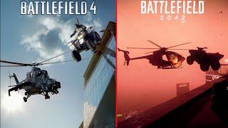 Battlefield 4 Vs Battlefield 2042 - Gameplay Trailer Comparison