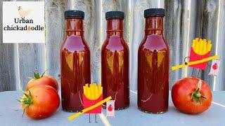 Homemade Ketchup Using Fresh Tomatoes