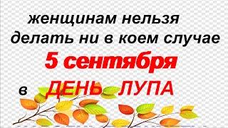 5 сентября.ЛУПП БРУСНИЧНИК.Приметы, поверья