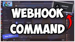[NEW] - How to make a WEBHOOK COMMAND for your discord bot! || Discord.js V14