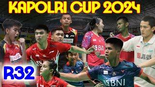 R32 KAPOLRI CUP 2024 #2 Live Stream Badminton