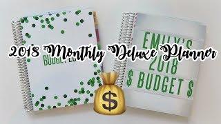 2018 Monthly Deluxe Planner