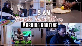 *NEW* 5 AM SINGLE TWIN MOM NEW YEAR MORNING ROUTINE 2021 | WINTER MORNING ROUTINE | FAITH MATINI