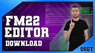FM22 Editor herunterladen ! Football Manager 2022 Pre und In Game Editor Download deutsch !