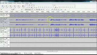 copying and moving a part of a track in audacity