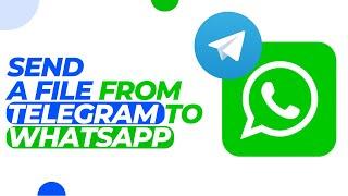 How To Send A File From Telegram To Whatsapp in iPhone !! Send Telegram File to Whatsapp ! Telegram