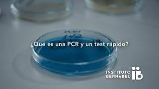 Covid-19 - ¿Qué es una PCR y un test rápido?