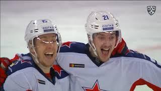 Sergei Kalinin scores the only goal for open-air game