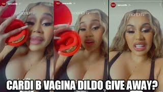 Cardi B giving away her expensive vagina dildo | Instagram story | December 20, 2020
