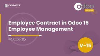 Employee Contract in Odoo 15 Employee Management | Odoo 15 Employee Module