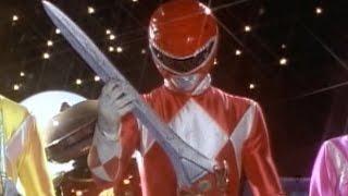 Power Rangers Weapons & Power Blaster First Battle | Mighty Morphin | Power Rangers Official