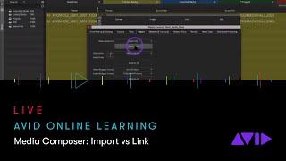 Avid Online Learning — Media Composer: Import vs Link