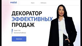 Декоратор эффективных продаж. Вебинар 6 мая 24 г