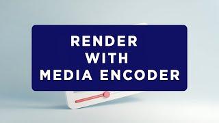 How to render after effects and premiere pro file