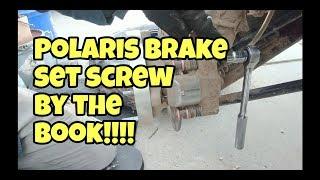 Polaris caliper set screw by the book