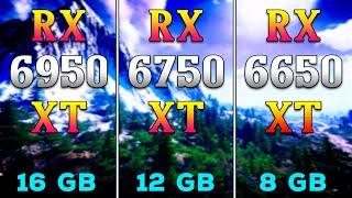 RX 6950 XT vs RX 6750 XT vs RX 6650 XT | PC Gaming Tested