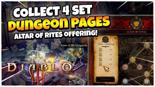 Diablo 3 How to Complete Set Dungeon Pages for Altar of Rites Season 28!